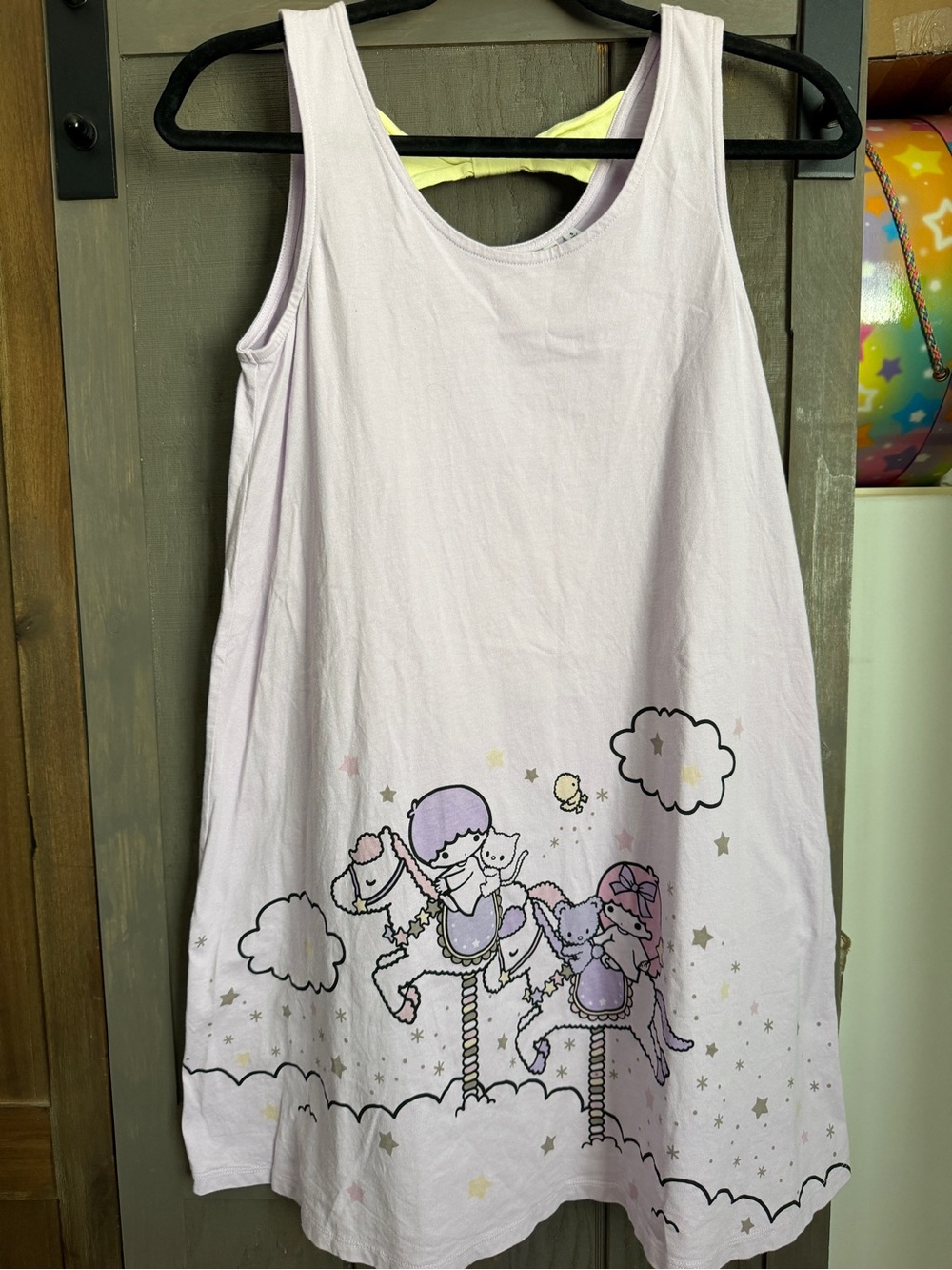 💜🩷✨UNIQLO x SANRIO Little Twin Stars Lilac Knit Jumper Dress